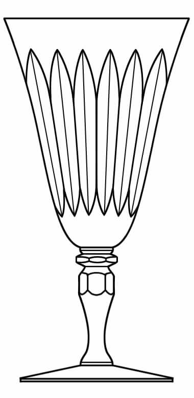 Cut 968 Water Goblet by Seneca-1