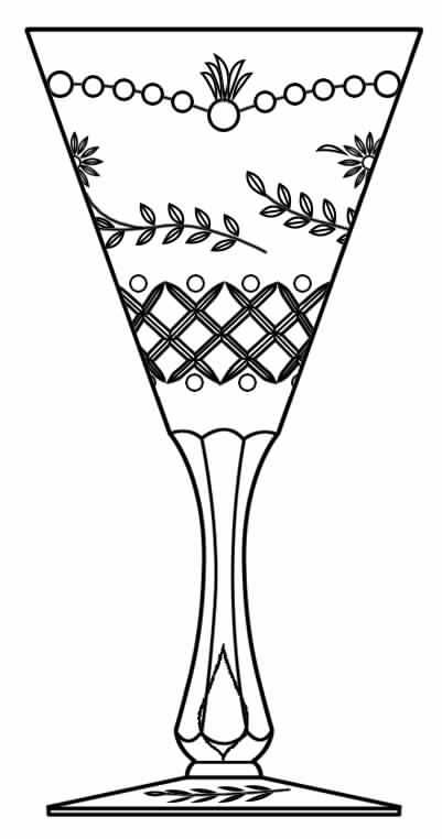 Cut 978 Water Goblet by Seneca-1