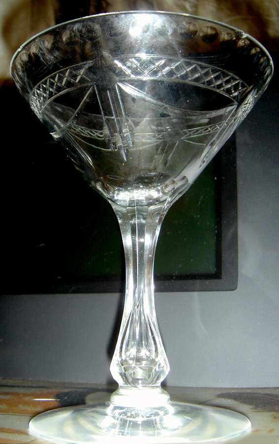 Cut 980 Champagne/Tall Sherbet by Seneca-1