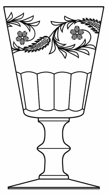 Cut #989 Water Goblet by Seneca-1
