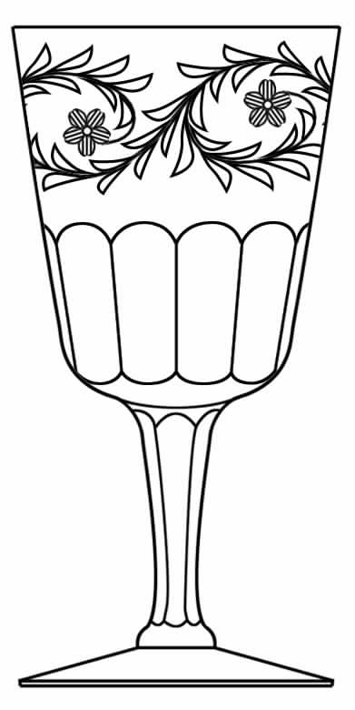Cut 989 Water Goblet by Seneca-1