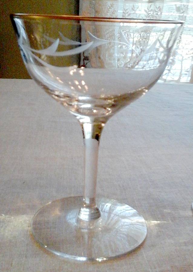 Darlene (Cut) Champagne/Tall Sherbet by Seneca-1