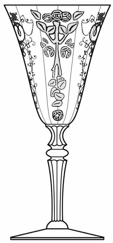 De 632 Water Goblet by Seneca-1