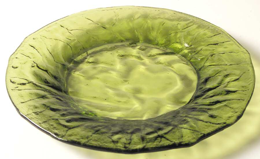 Driftwood Avocado Green Luncheon Plate by Seneca-1