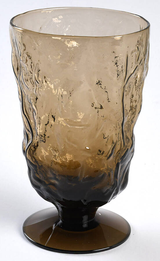 Driftwood Brown Water Goblet by Seneca-1