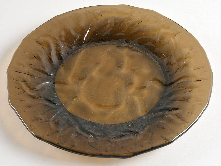 Driftwood Brown Luncheon Plate by Seneca-1