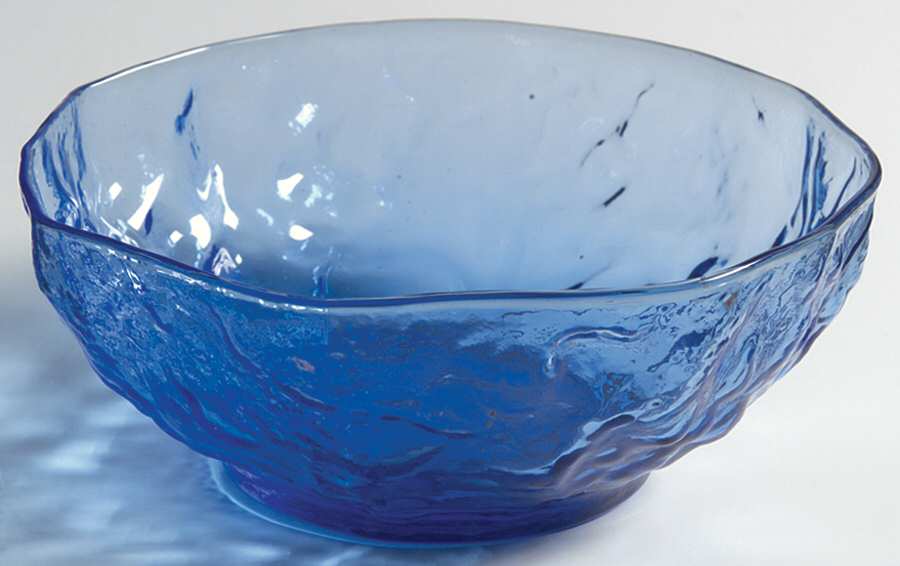 Driftwood Delphine Blue (Royal Blue) Small Fruit Dessert Bowl by Seneca-1
