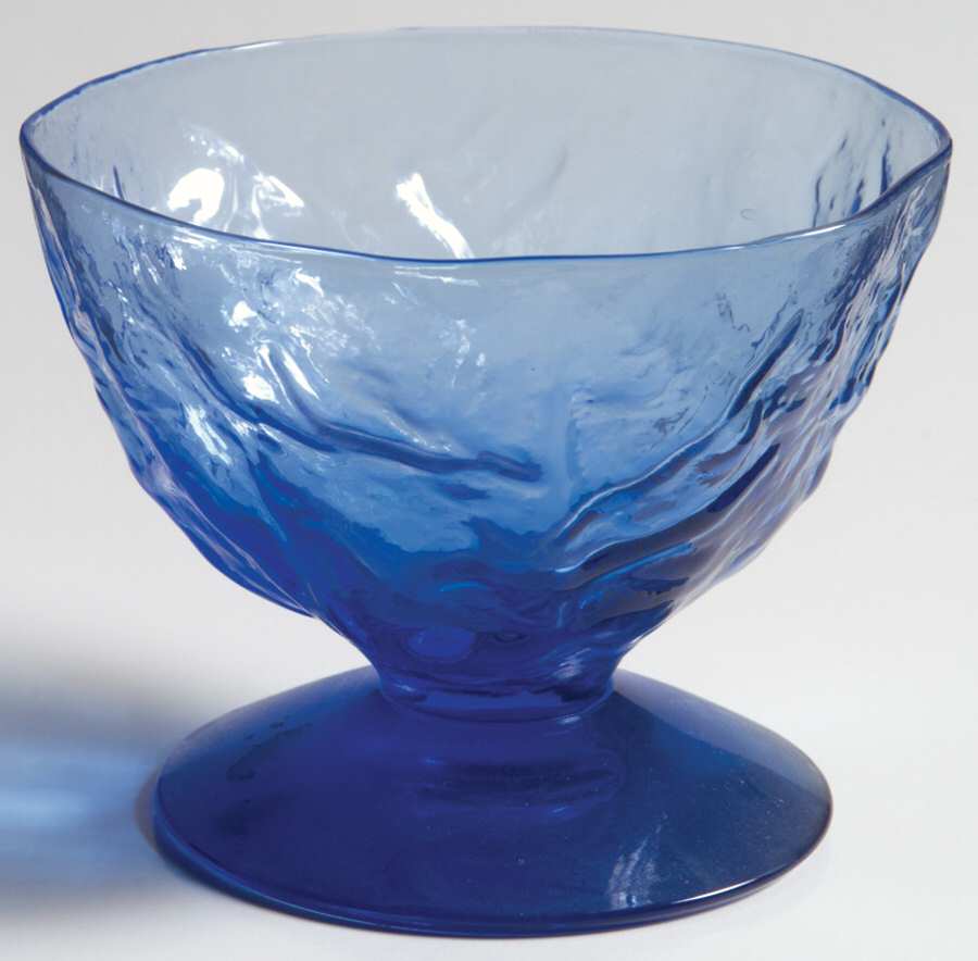 Driftwood Delphine Blue (Royal Blue) Champagne/Tall Sherbet by Seneca-1