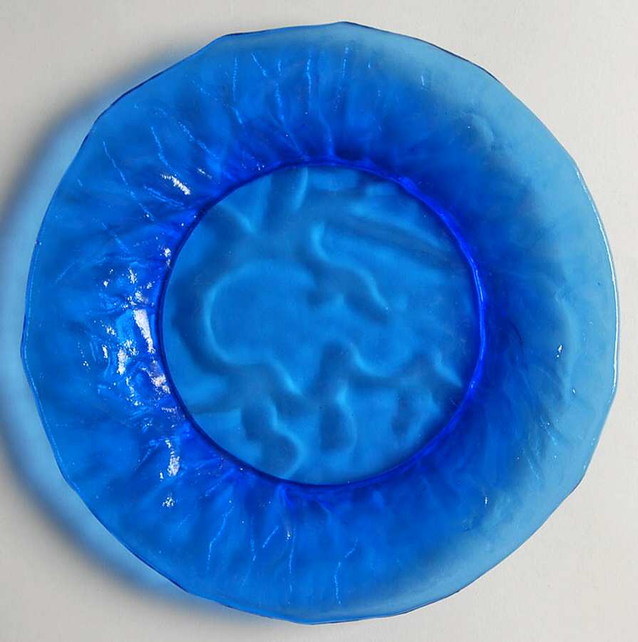 Driftwood Delphine Blue (Royal Blue) Luncheon Plate by Seneca-1