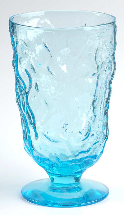 Driftwood Cornflower Blue Water Goblet by Seneca-1