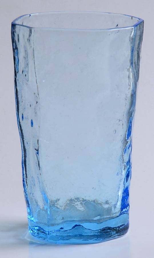 Driftwood Cornflower Blue Flat Juice Glass by Seneca-1