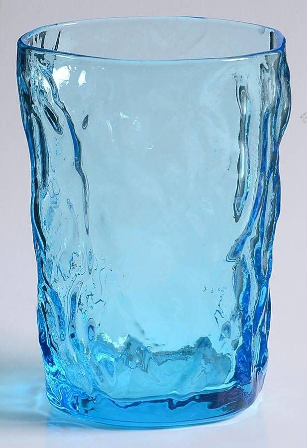 Driftwood Peacock (Light Blue) 10 Oz Flat Tumbler by Seneca-1