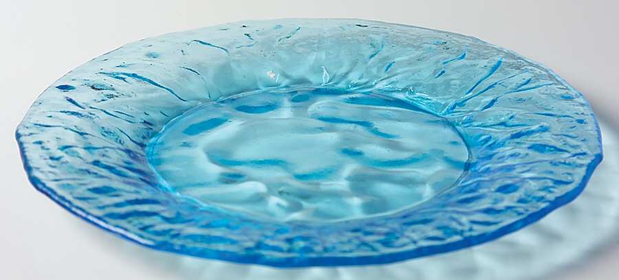 Driftwood Peacock (Light Blue) Luncheon Plate by Seneca-1