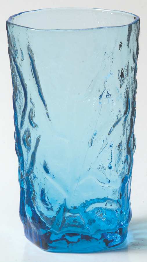 Driftwood Peacock (Light Blue) Flat Juice Glass by Seneca-1