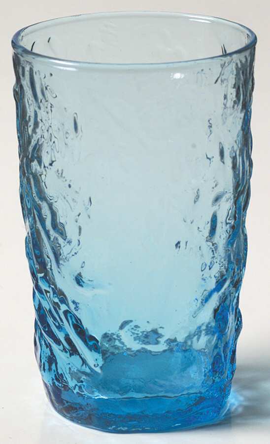 Driftwood Peacock (Light Blue) Flat Juice Glass by Seneca-1