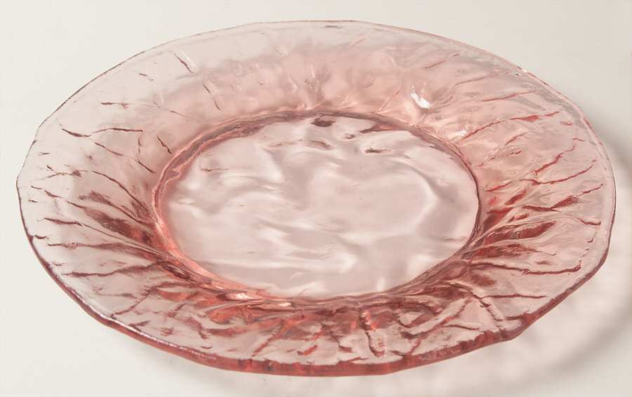 Driftwood Dark Pink Luncheon Plate by Seneca-1
