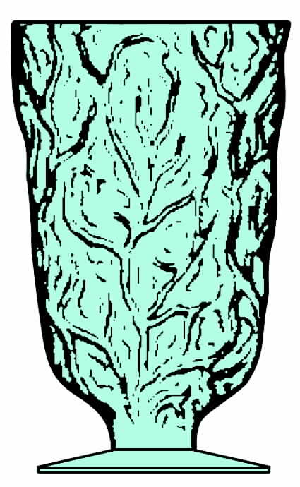 Driftwood Turquoise Water Goblet by Seneca-1