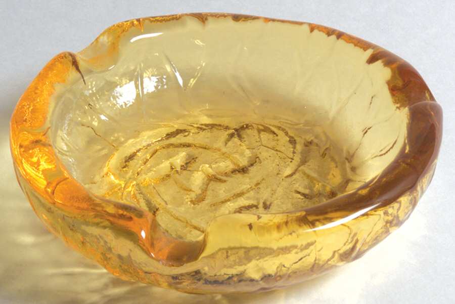 Driftwood-Yellow Ashtray by Seneca-1
