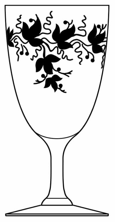 Engraved 304 Water Goblet by Seneca-1