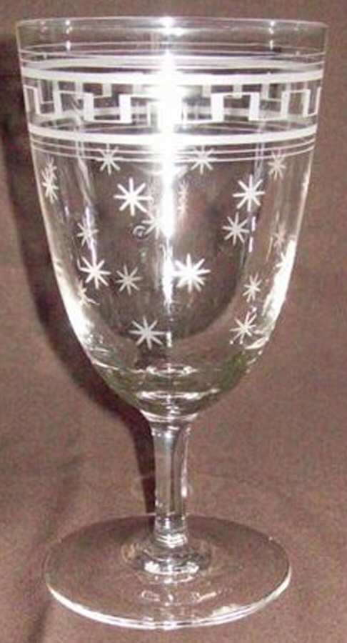 Engraved 320 Water Goblet by Seneca-1