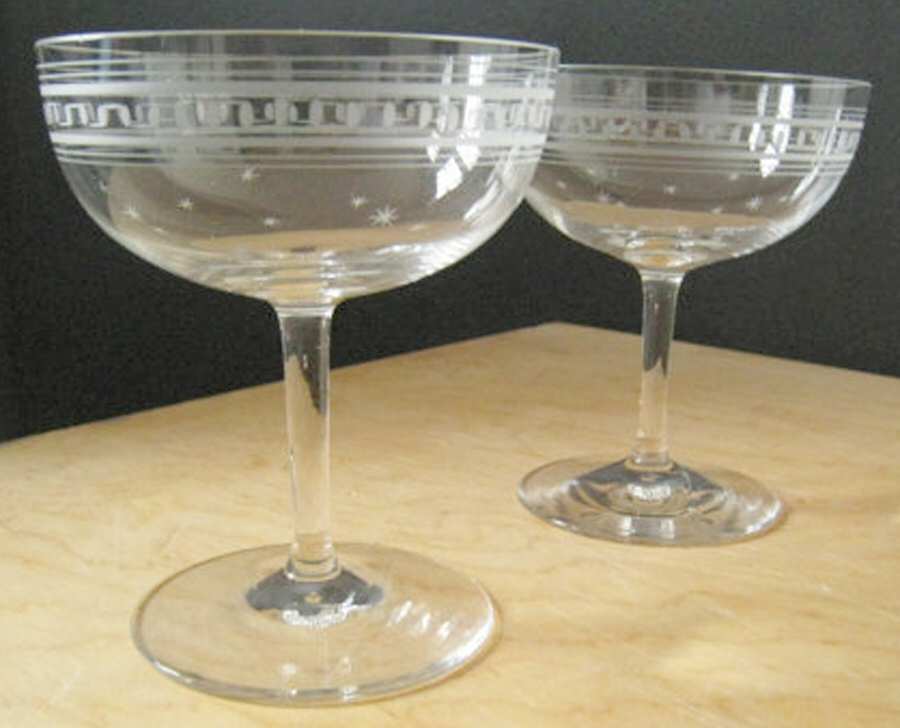 Engraved 320 Champagne/Tall Sherbet by Seneca-1