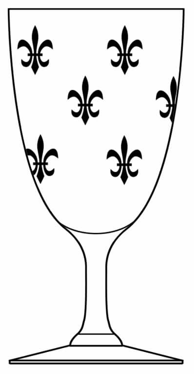 Engraved 412 Water Goblet by Seneca-1