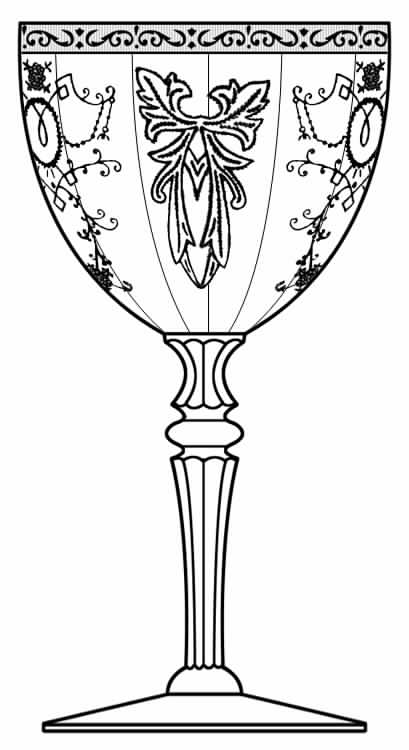 Estes (Stem 499) Water Goblet by Seneca-1