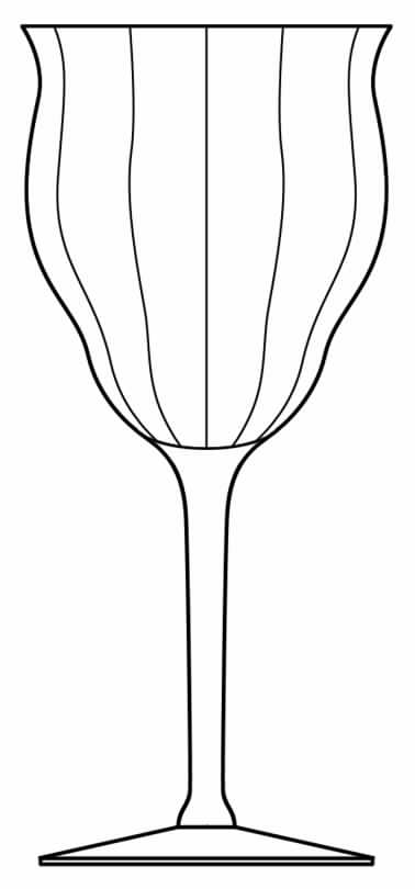 Fascination Clear Water Goblet by Seneca-1
