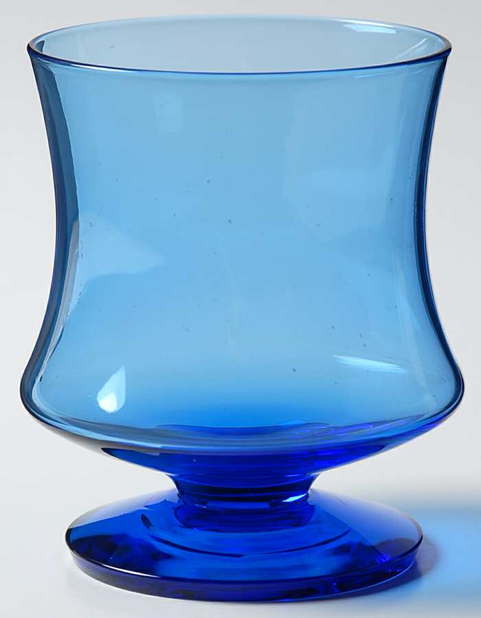 Fashionables Delphine Blue (Light)(Non Optic) Low Water Goblet by Seneca-1