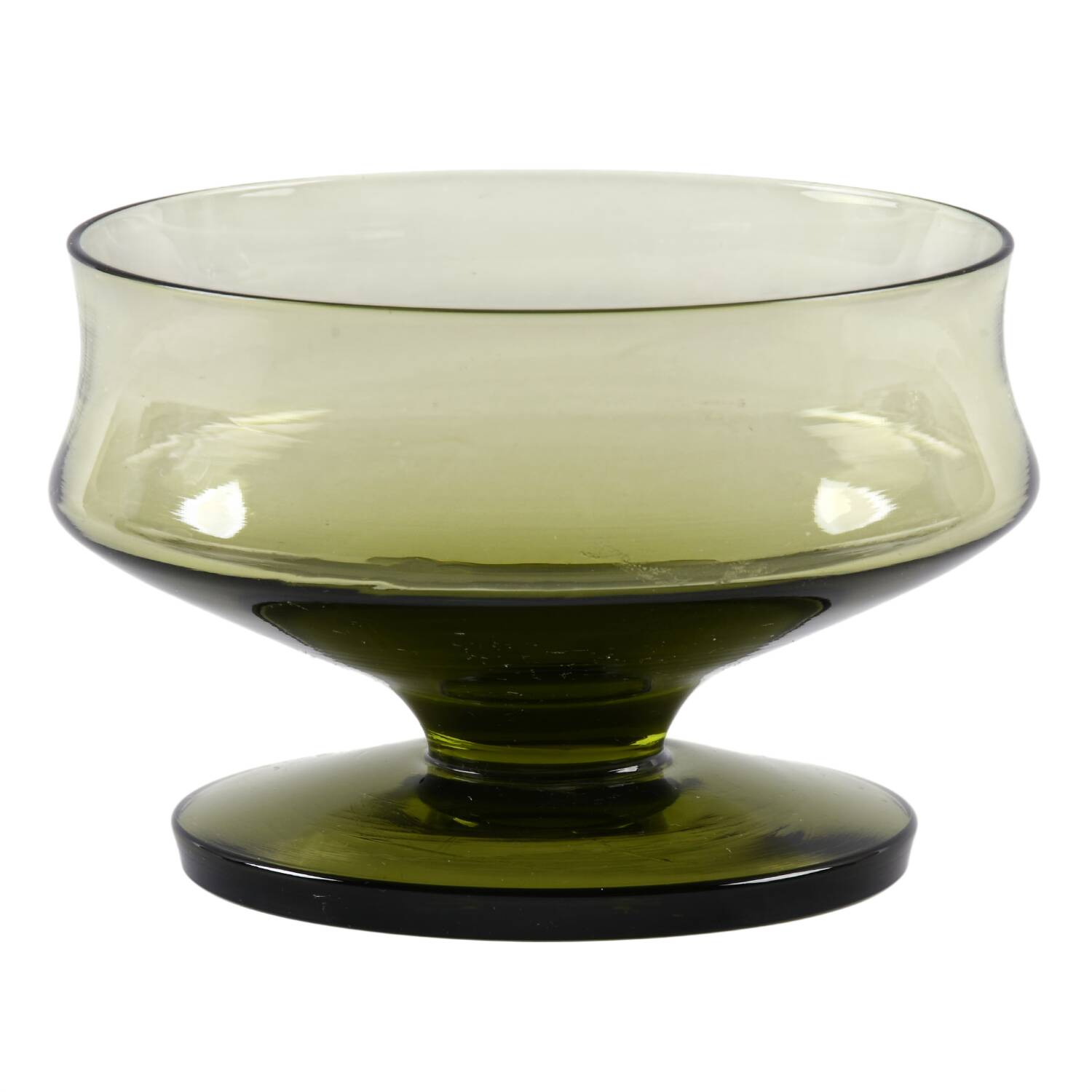 Fashionables Moss Green (Non Optic) Low Sherbet by Seneca-1