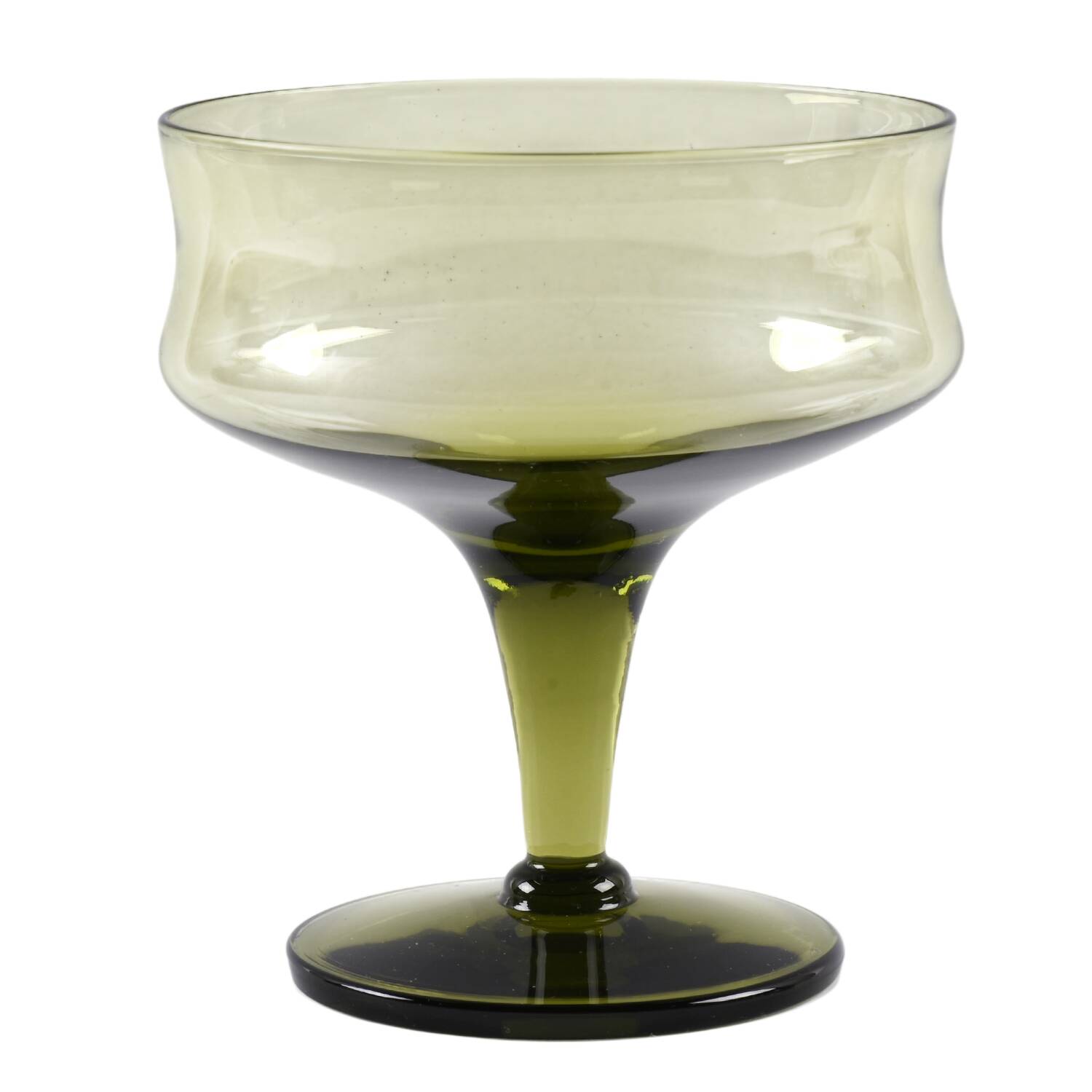Fashionables Moss Green (Non Optic) Champagne/Tall Sherbet by Seneca-1