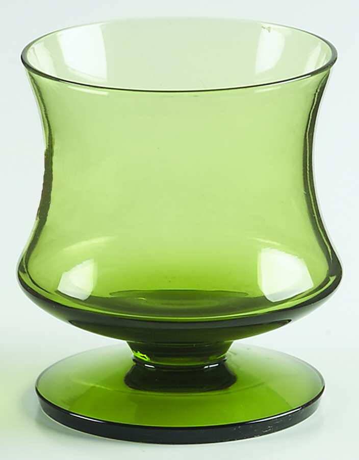 Fashionables Moss Green (Non Optic) Juice/Wine Glass by Seneca-1