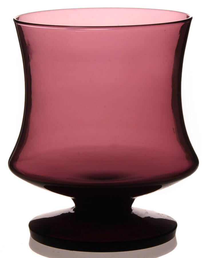 Fashionables-Plum (Non Optic) Low Water Goblet by Seneca-1