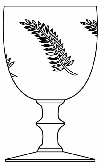 Feather Clear (Stem 708) Water Goblet by Seneca-1