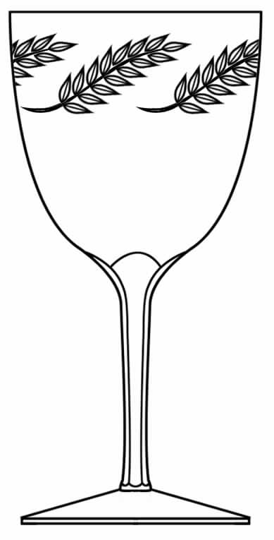 Garland Water Goblet by Seneca-1