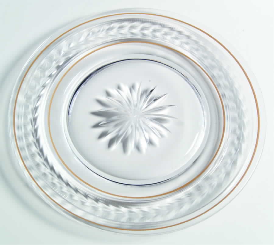 Gold Brocade 7" Salad Plate by Seneca-1