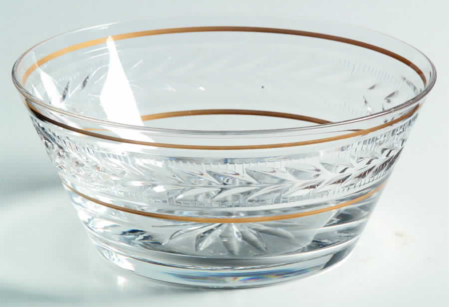 Gold Brocade Finger Bowl by Seneca-1