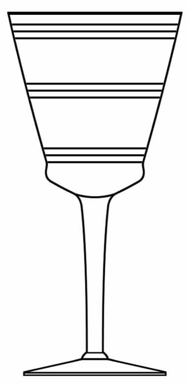 Gold Decoration 442 Water Goblet by Seneca-1