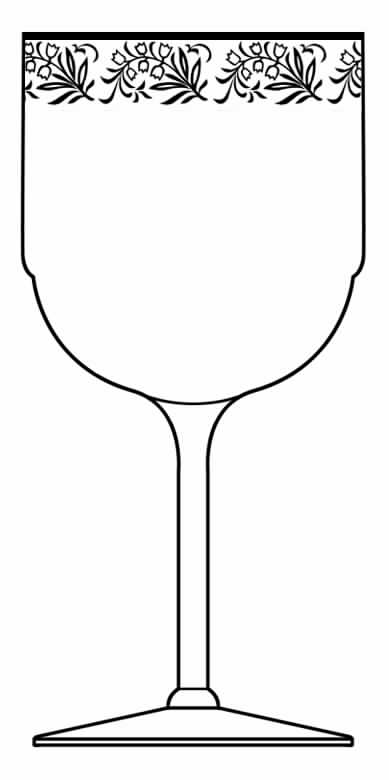 Gold Florentine Water Goblet by Seneca-1