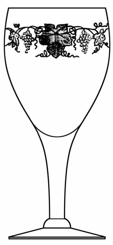 Grape Water Goblet by Seneca-1