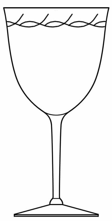 Grecian Pine Water Goblet by Seneca-1