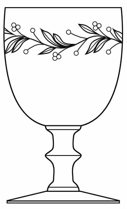 Holiday Water Goblet by Seneca-1
