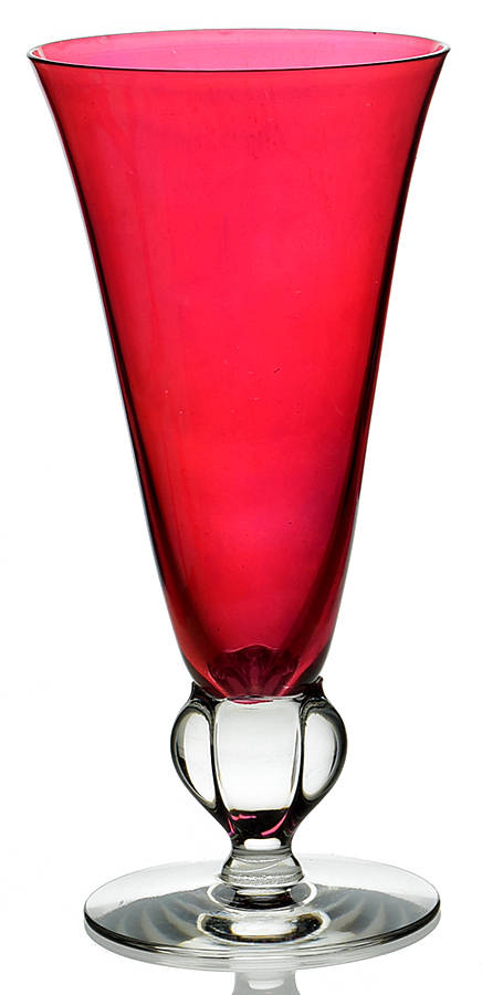 Ingrid Ruby Flashed Fluted Champagne by Seneca-1