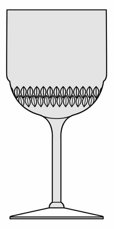 Intrigue Water Goblet by Seneca-1