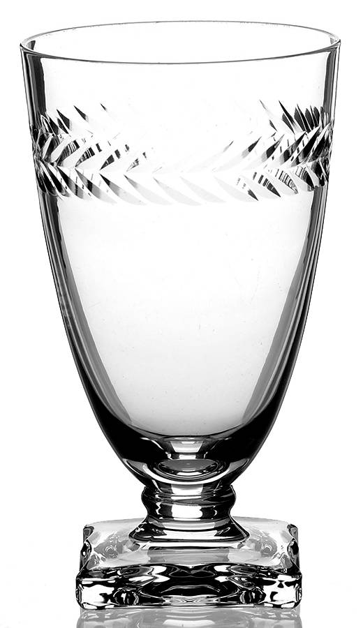 Laurel (Square Base) 9 Oz Footed Tumbler by Seneca-1