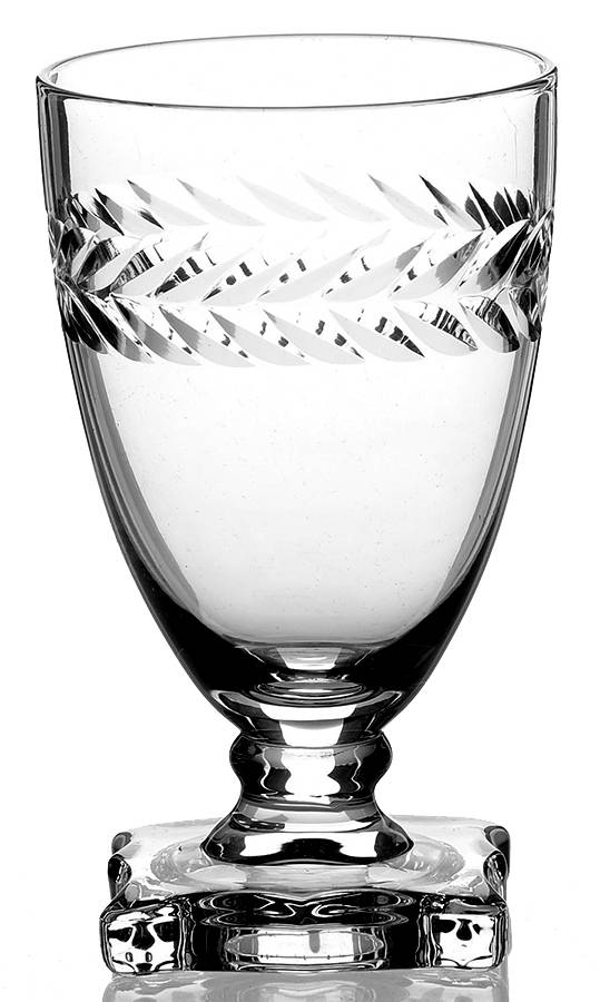 Laurel (Square Base) 3 Oz Footed Tumbler by Seneca-1