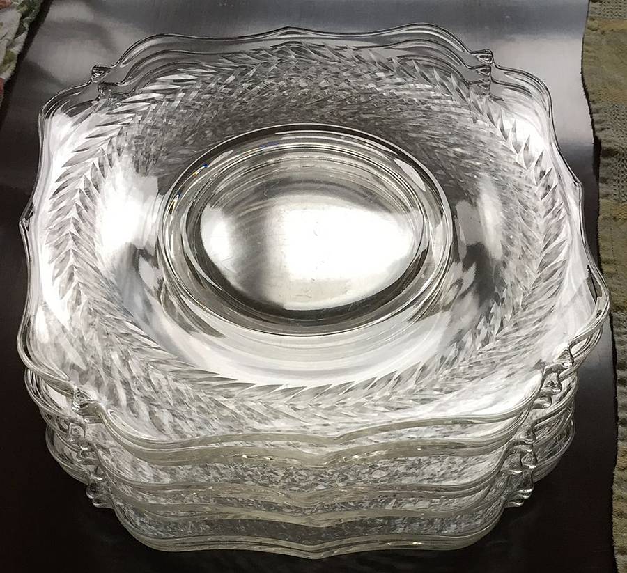 Laurel (Square Base) Salad Plate by Seneca-1