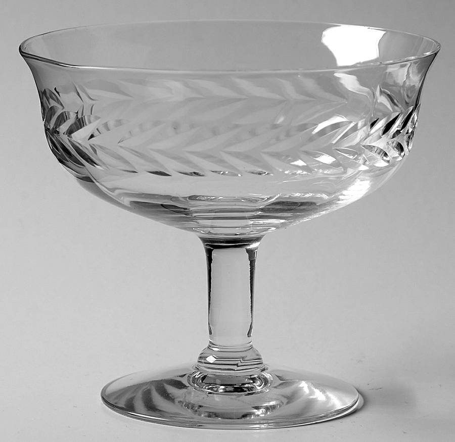 Laurel Wreath-Clear Low Sherbet by Seneca-1