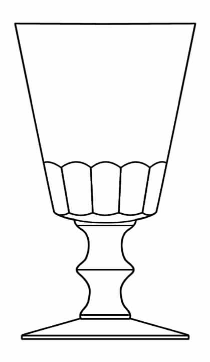 Martha Washington Water Goblet by Seneca-1