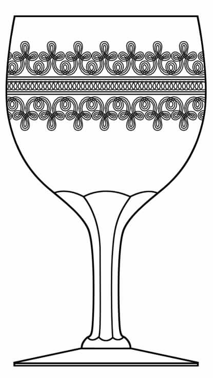 Ne8 (Stem 34, Cut 43) Water Goblet by Seneca-1